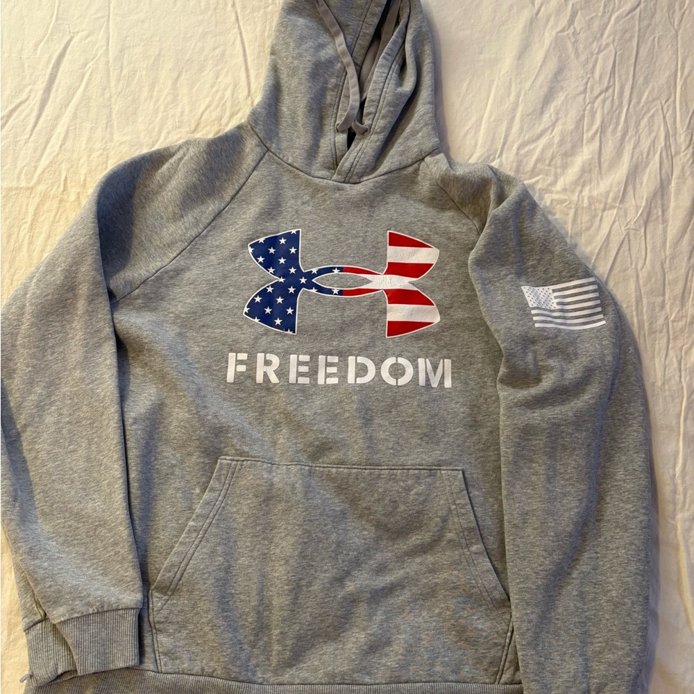 Under Armour Grey Fleece-Lined Hoodie